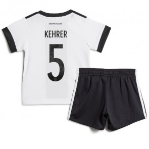 Germany Thilo Kehrer #5 Replica Home Stadium Kit for Kids World Cup 2022 Short Sleeve (+ pants)